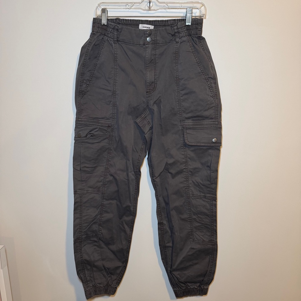 NWT Garage Brianna Bubble Pant in Color Forged Iron Gray Size Medium